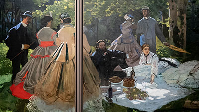 Musée d'Orsay : Claude Monet (1840 - 1926) Le Déjeuner sur l'herbe 